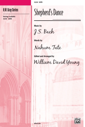 Bach,J.A Shepherds Dance SATB  Mixed voices