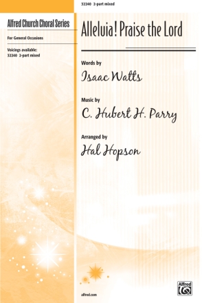 Various Alleluia! Praise The Lord 2Pt Mxd  Unison, upper, equal voices