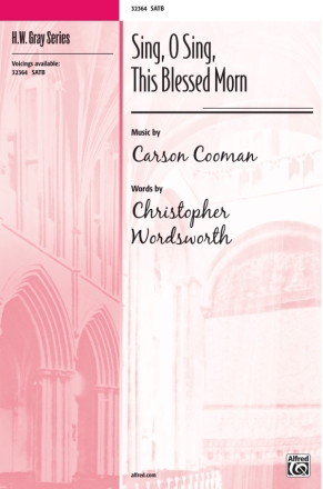 Various Sing O Sing This Blessed Morn SATB  Mixed voices