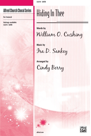 Various Hiding In Thee SATB  Mixed voices