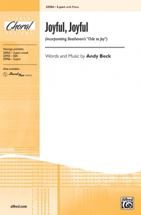 Beck, A Joyful Joyful 2Pt  Unison, upper, equal voices