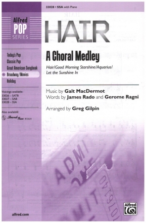 Hair for female chorus and piano score