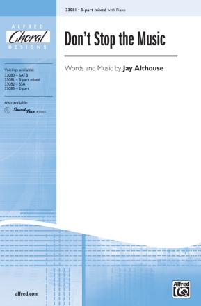 Althouse,J Dont Stop The Music 3Pt Mxd  Mixed voices