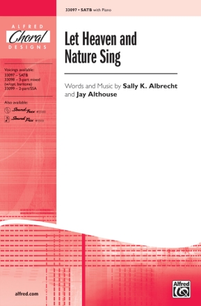 Albrecht & Althouse Let Heaven And Nature Sing SATB  Mixed voices