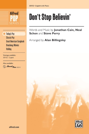 Various Dont Stop Belevin 2Pt  Unison, upper, equal voices