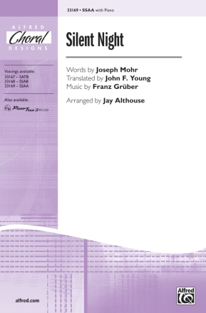 Various Silent Night SSA  Unison, upper, equal voices