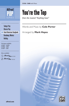Porter arr Hayes Youre The Top SAB  Mixed voices