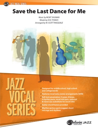 Various Save Last Dance For Me (j/e score/parts)  Jazz band