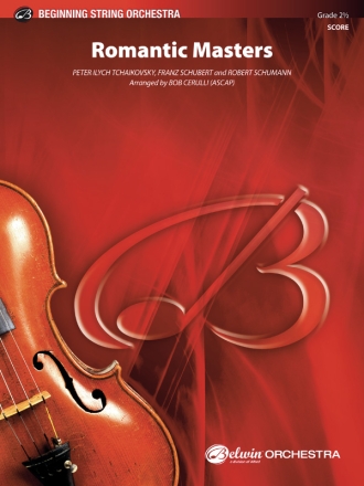 Cerulli, Bob Romantic Masters (s/orch score/parts)  String Orchestra