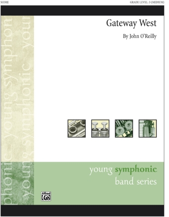 Gateway West (concert band score/parts)  Symphonic wind band