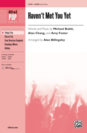 Various Havent Met You Yet SATB  Mixed voices