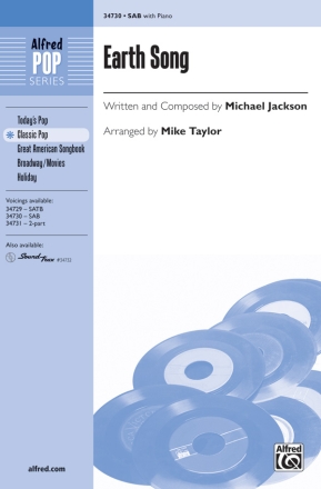 Jackson arr Taylor Earth Song SAB  Mixed voices