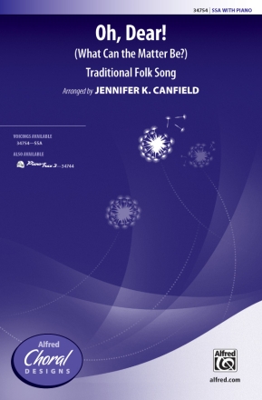 Canfield, Jennifer K (arranger O Dear! SSA  Unison, upper, equal voices
