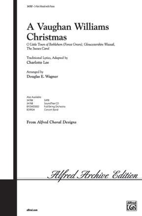 Wagner, Douglas E (arranger) Vaughan Williams Christmas 3 Part Mixed  Mixed voices