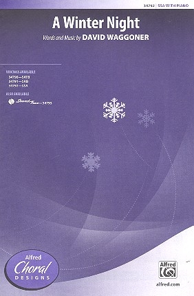 A Winter Night for women choir (SSA) and piano score