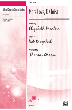 Various More Love O Christ SATB  Mixed voices