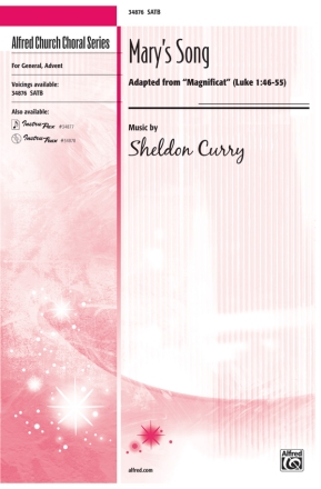 Curry, Sheldon Marys Song SATB  Mixed voices