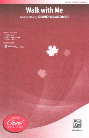 Walk with me for mixed chorus and piano score