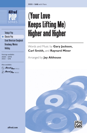 Althouse, Jay (arranger) (Your Love Keeps.) Higher and Higher SAB  Mixed voices