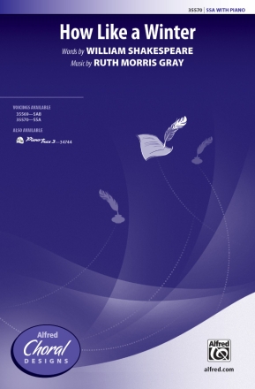 How Like A Winter   for female choir (SSA) and piano score