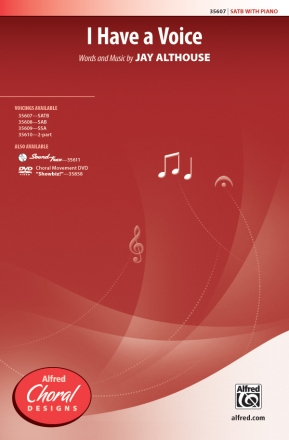 I Have A Voice SATB  Mixed voices