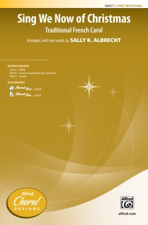 Albrecht, Sally K. Sing We Now Of Christmas 2 Pt  Mixed voices
