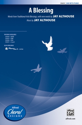 A Blessing for mixed choir (SAB) and piano score