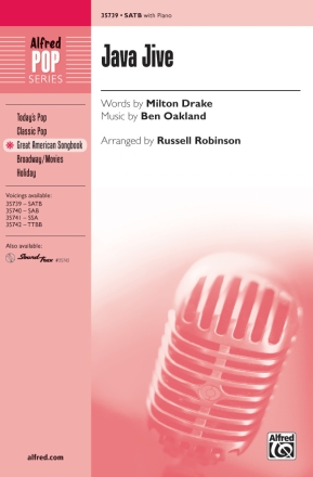 Java Jive for mixed chorus and piano score