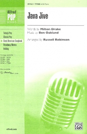 Java Jive for male chorus and piano score