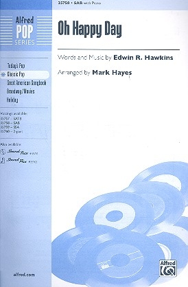 Oh happy Day for mixed chorus (SAM) and piano score