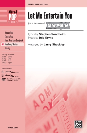 Shackley, Larry (arranger) Let Me Entertain You SATB  Mixed voices