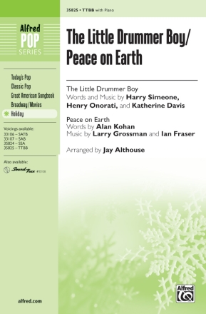 Althouse, Jay (arranger) Little Drummer Boy TTBB  Lower voices