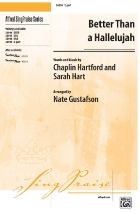 Gustafson, Nate (arranger) Better Than A Hallelujah 2 PT  Mixed voices