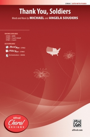 Souders, M & A Thank You Soldiers SATB  Mixed voices