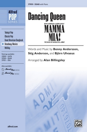 Abba arr Billingsley Dancing Queen SSAB  Mixed voices