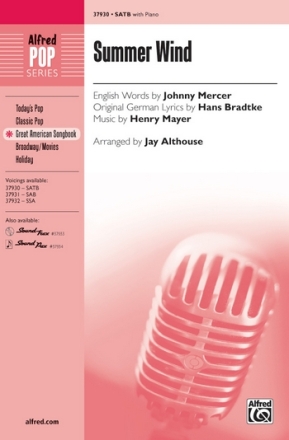 Althouse, Jay (arranger) Summer Wind SATB  Mixed voices