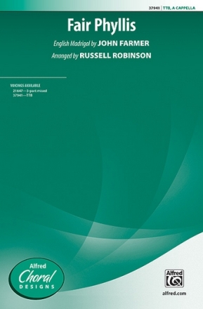 Robinson, Russell L (arranger) Fair Phyllis TTB  Lower voices