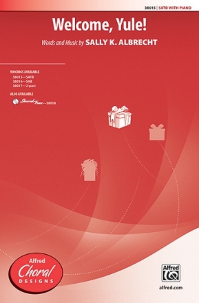 Albrecht, Sally K Welcome Yule SATB  Mixed voices