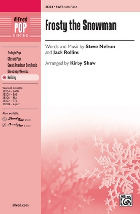 Shaw, Kirby (arranger) Frosty The Snowman SATB  Mixed voices