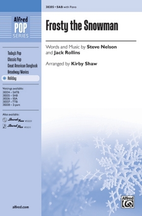 Shaw, Kirby (arranger) Frosty The Snowman SAB  Mixed voices