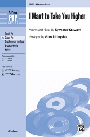 Billingsley, Alan (arranger) I Want To Take You Higher SSAB  Mixed voices