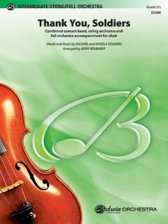 Brubaker, Jerry (arranger) Thank You Soldiers (f/o)  Full Orchestra