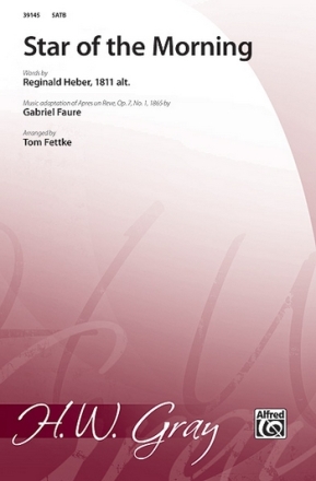 Faure arr Fettke Star Of The Morning SATB  Mixed voices