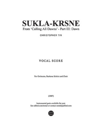Sukla-Krsne SATB  Mixed voices
