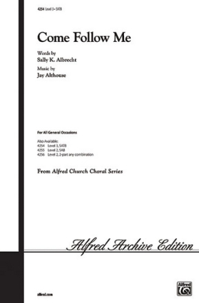 COME FOLLOW ME/SATB-ALTHOUSE  Mixed voices