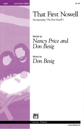 Besig, Don & Price, Nancy That First Nowell (SATB optional flute)  Unison, upper, equal voices