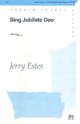 Sing Jubilate Deo f or mixed chorus (SAM) and piano score