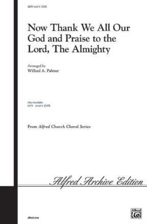 NOW THANK WE ALL OUR GOD/SSATB  Mixed voices