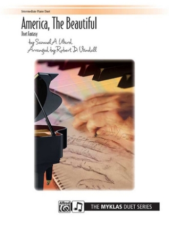 Vandall America the Beautiful Duet Fantasy Duet  Piano teaching material