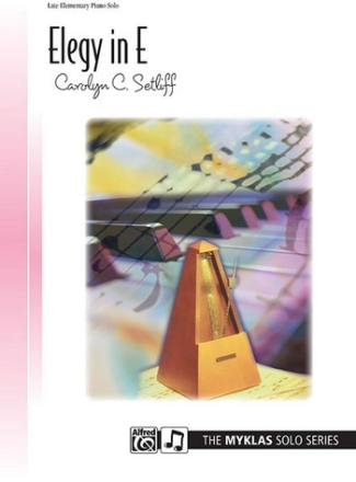 Setliff Elegy in E  Piano teaching material